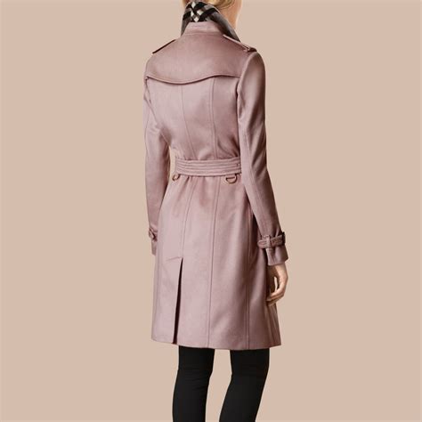 burberry pale orchid coat|burberry cashmere cape coat.